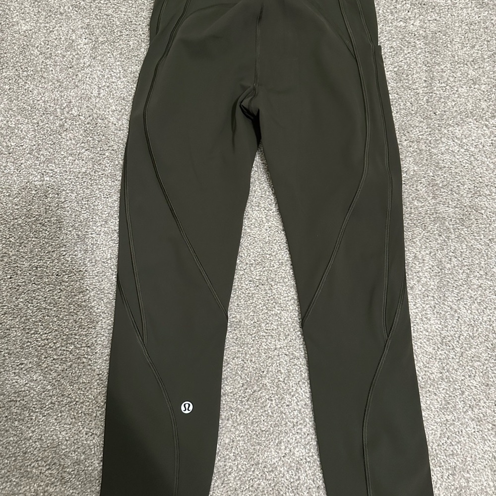 lululemon athletica Dark Green Leggings